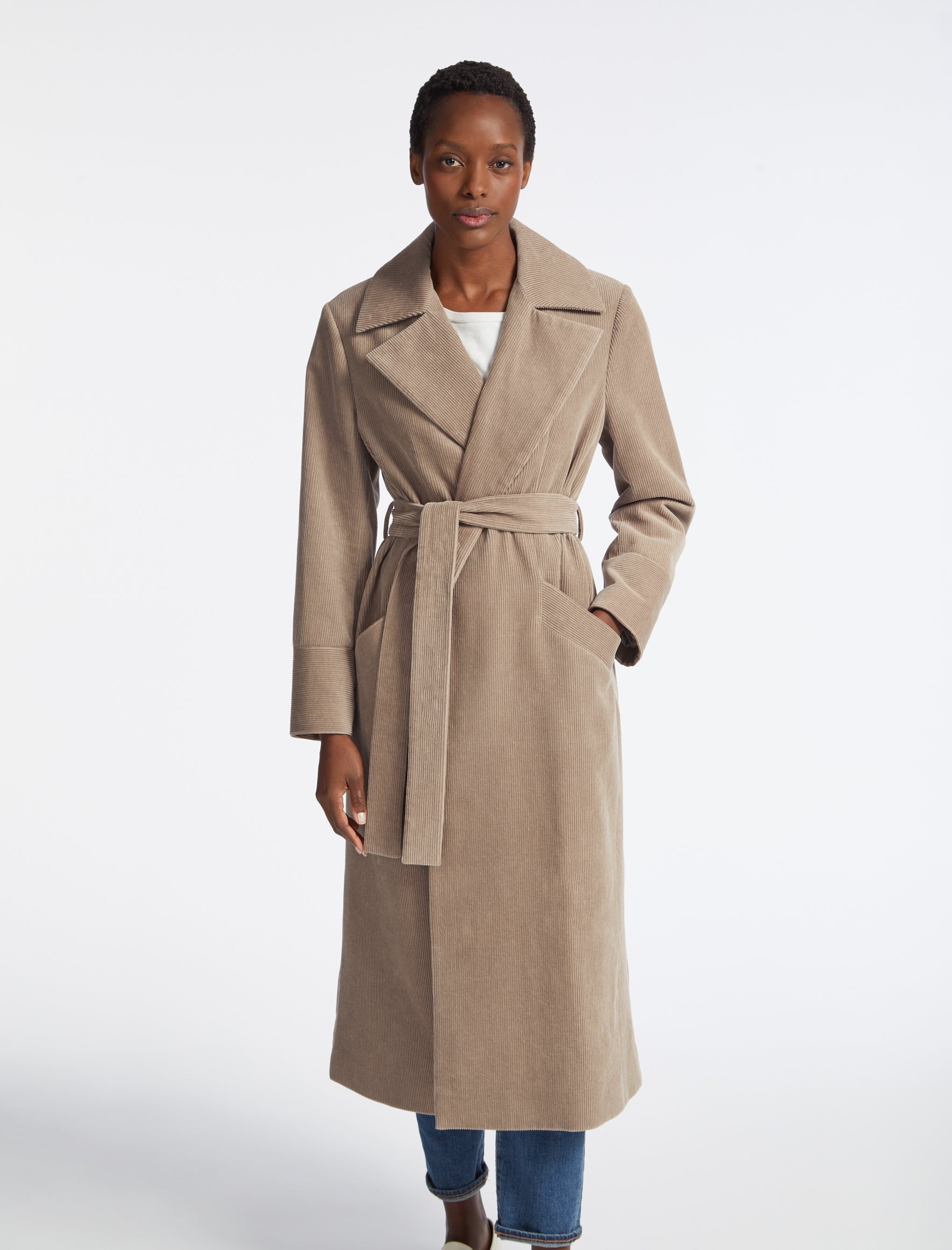 Taupe deals duster coat