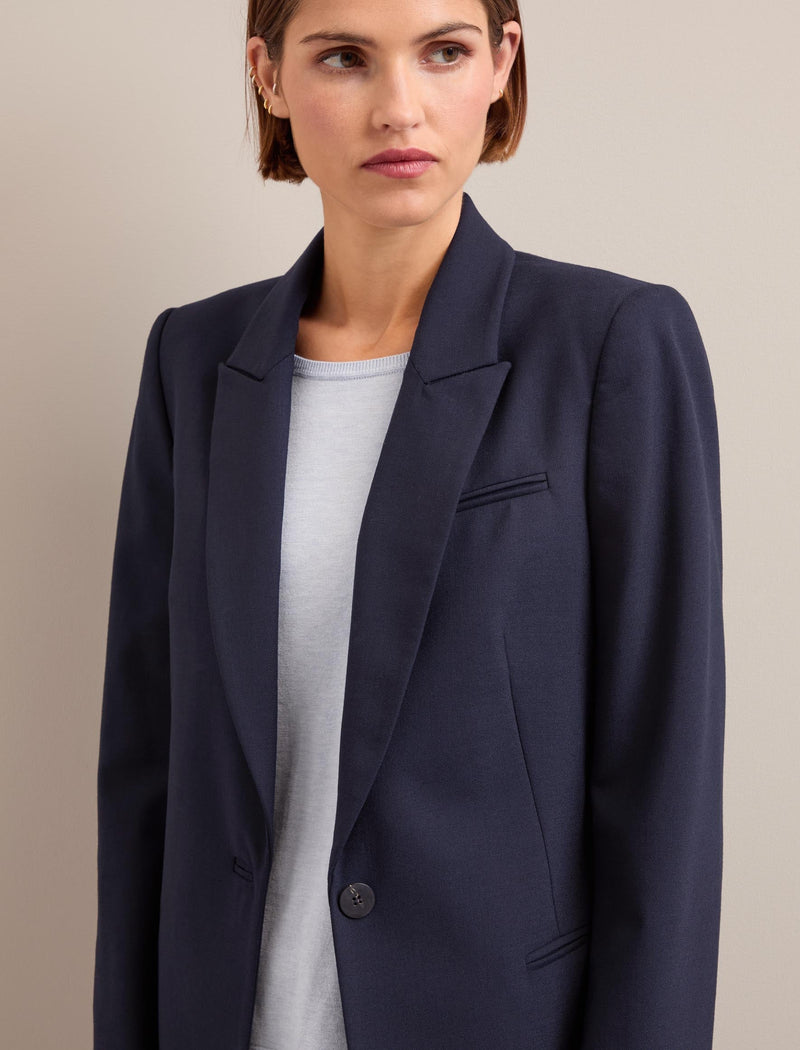 Jamie New Wool Blazer - Navy