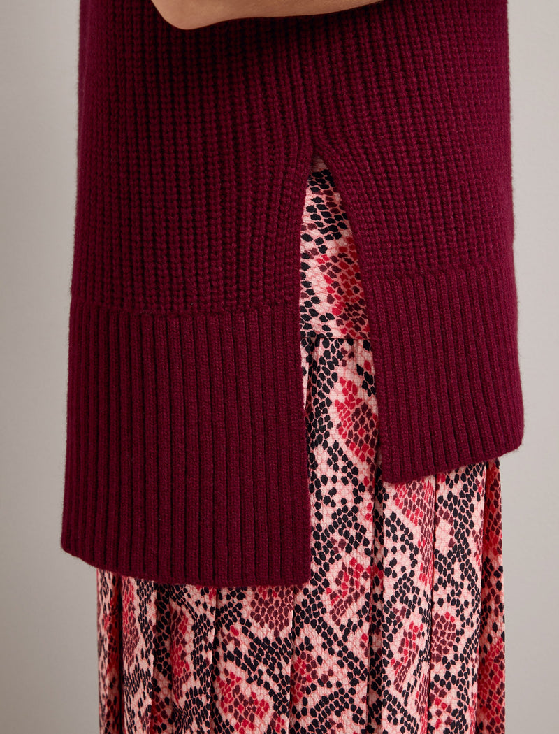 Sienna Maxi Skirt - Pink Snakeskin Print