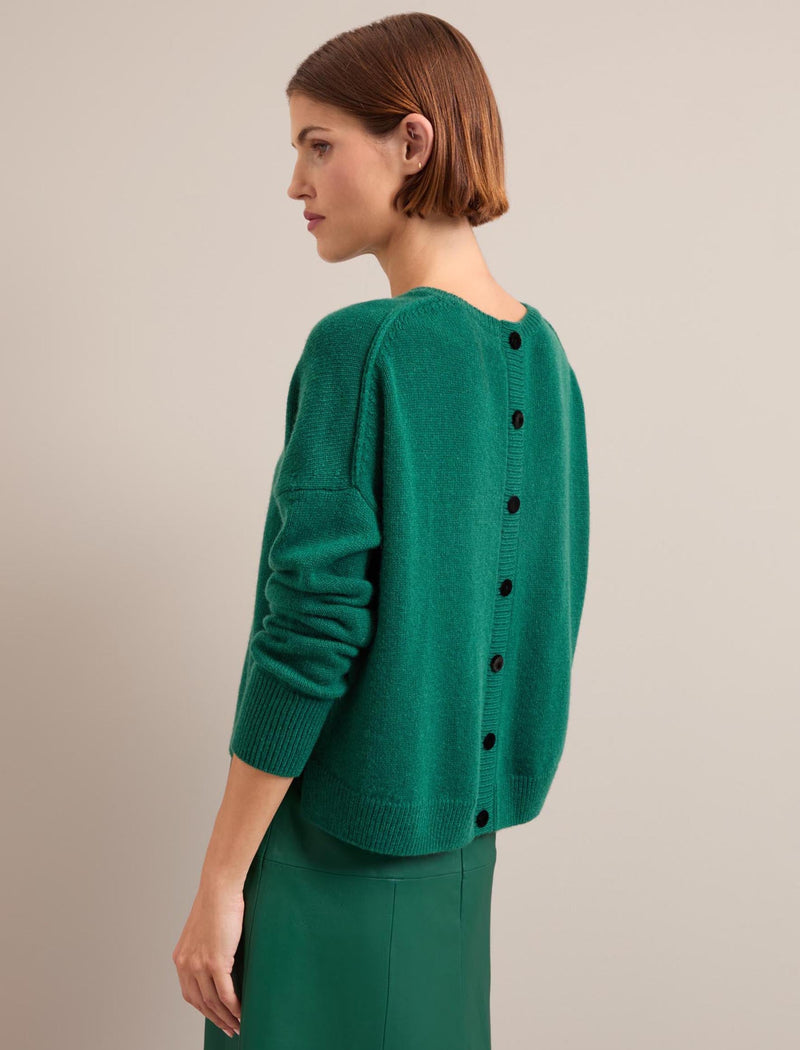 Lainey Cashmere Jumper - Mid Green