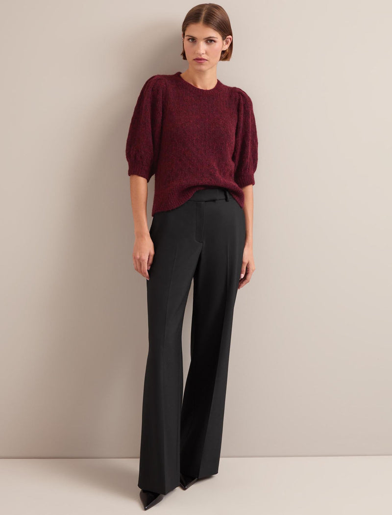 Jolie Alpaca Jumper - Burgundy