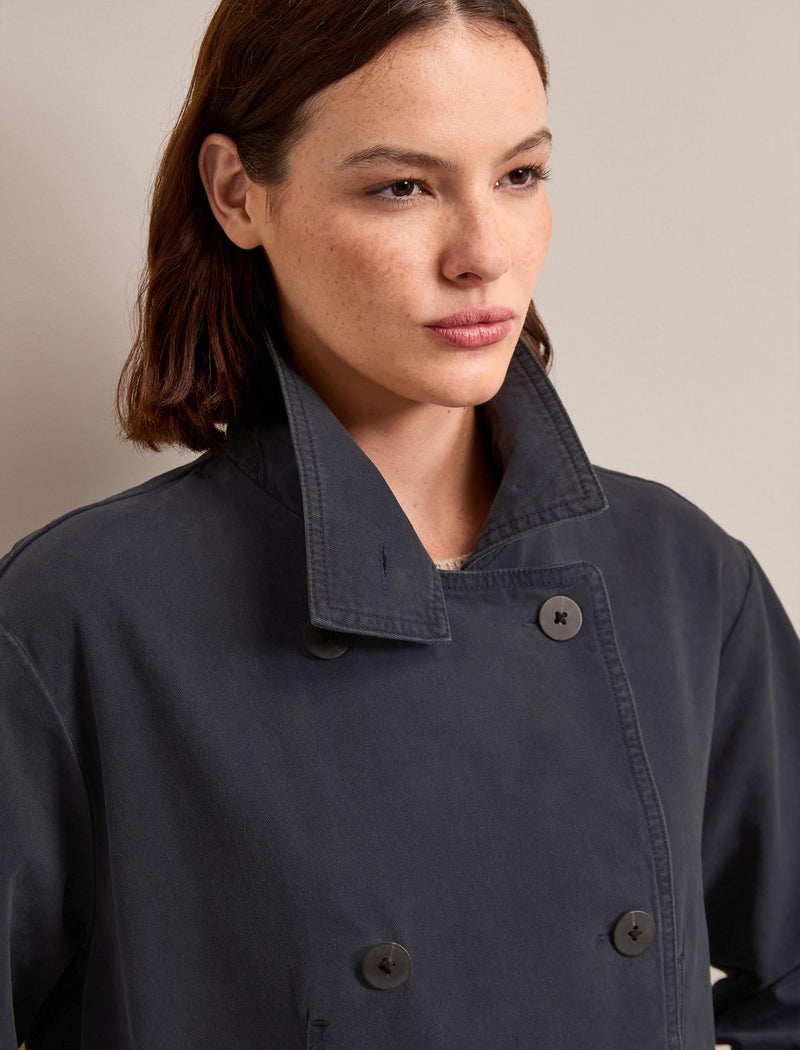 Rory Cotton Twill Jacket - Navy