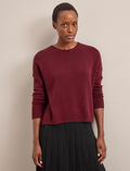 Lainey Cashmere Jumper - Burgundy