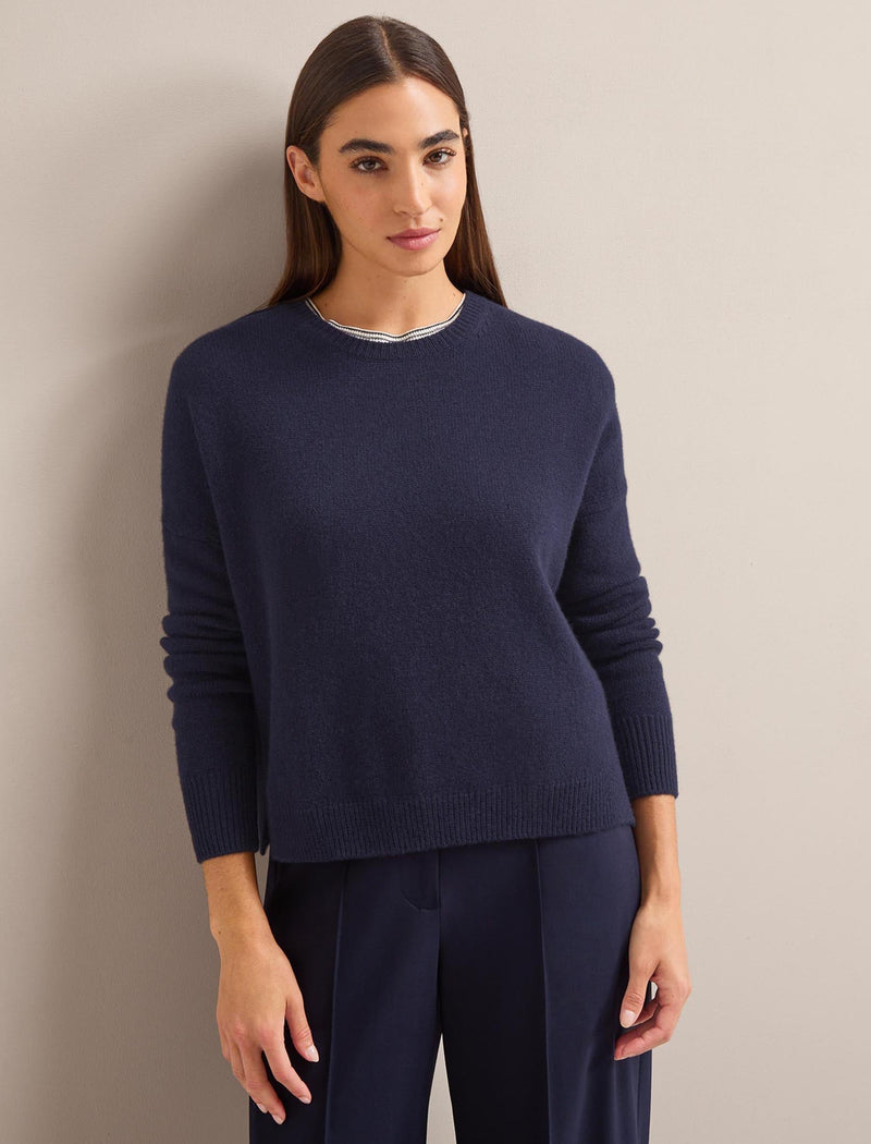 Lainey Cashmere Jumper - Navy