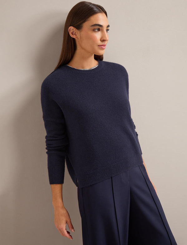 Lainey Cashmere Jumper - Navy