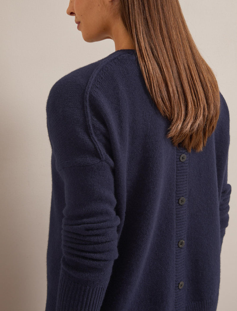 Lainey Cashmere Jumper - Navy