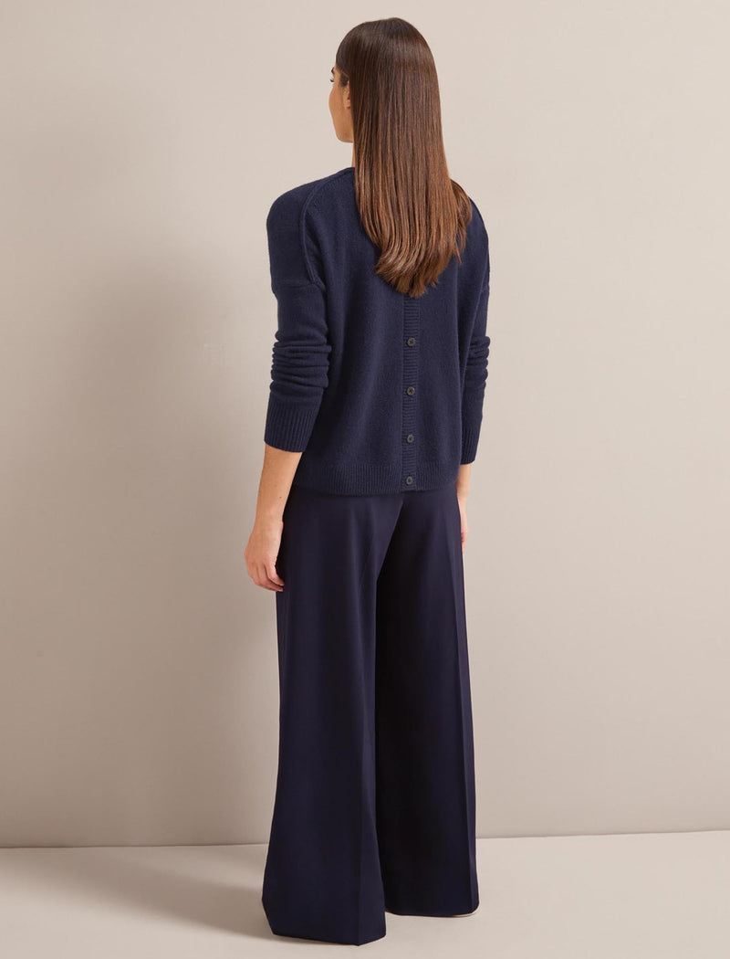 Lainey Cashmere Jumper - Navy