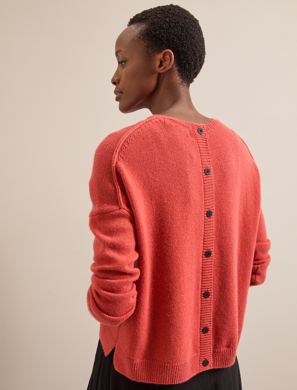 Lainey Cashmere Jumper - Rust