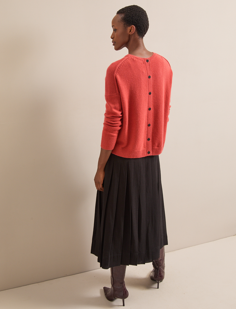 Lainey Cashmere Jumper - Rust