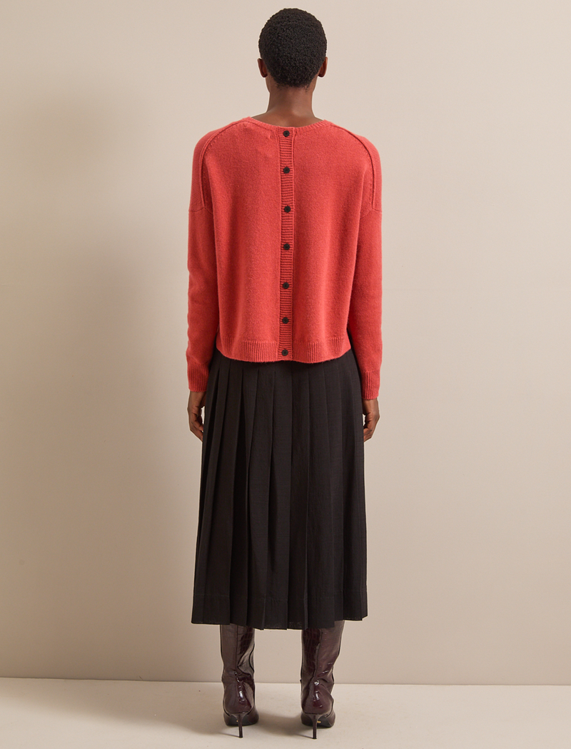 Lainey Cashmere Jumper - Rust