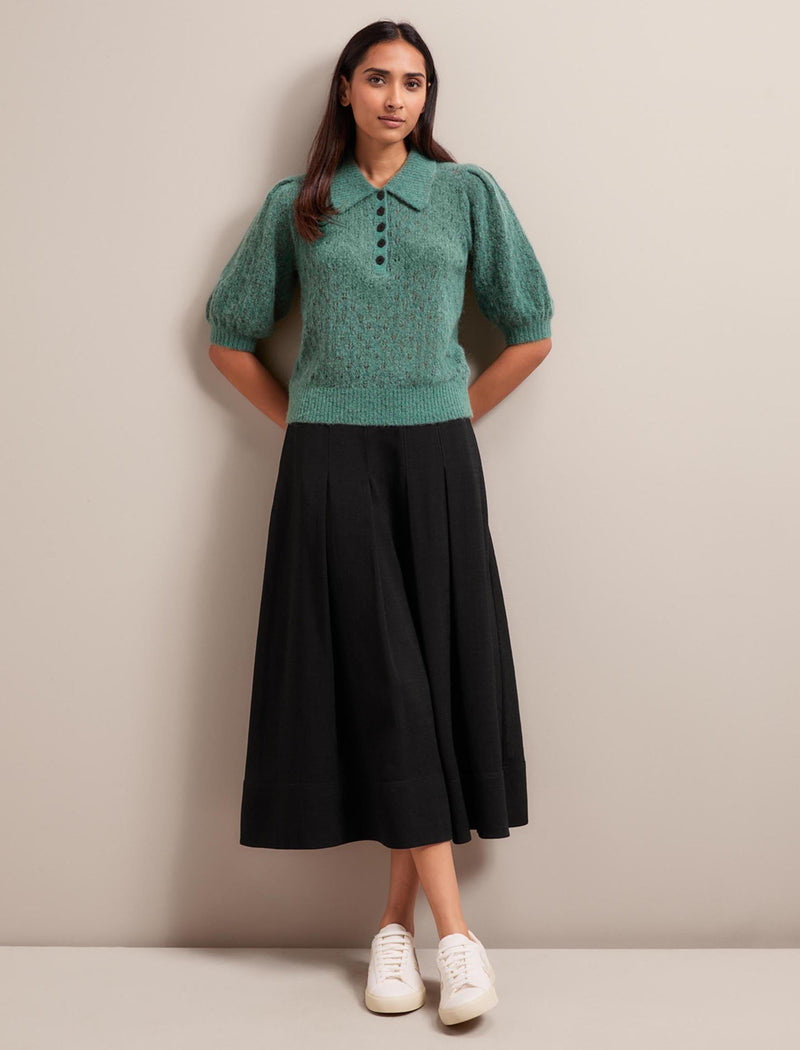 Jolie Alpaca Blend Jumper - Sage Green