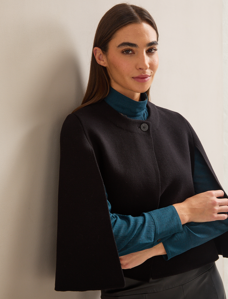 Riley Techni Voile Blouse - Petrol Blue