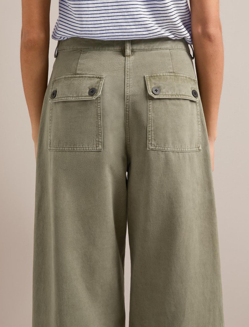 Hayden Cotton Twill Trouser - Khaki