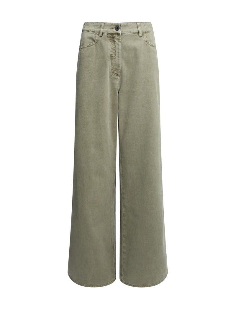 Hayden Cotton Twill Trouser - Khaki