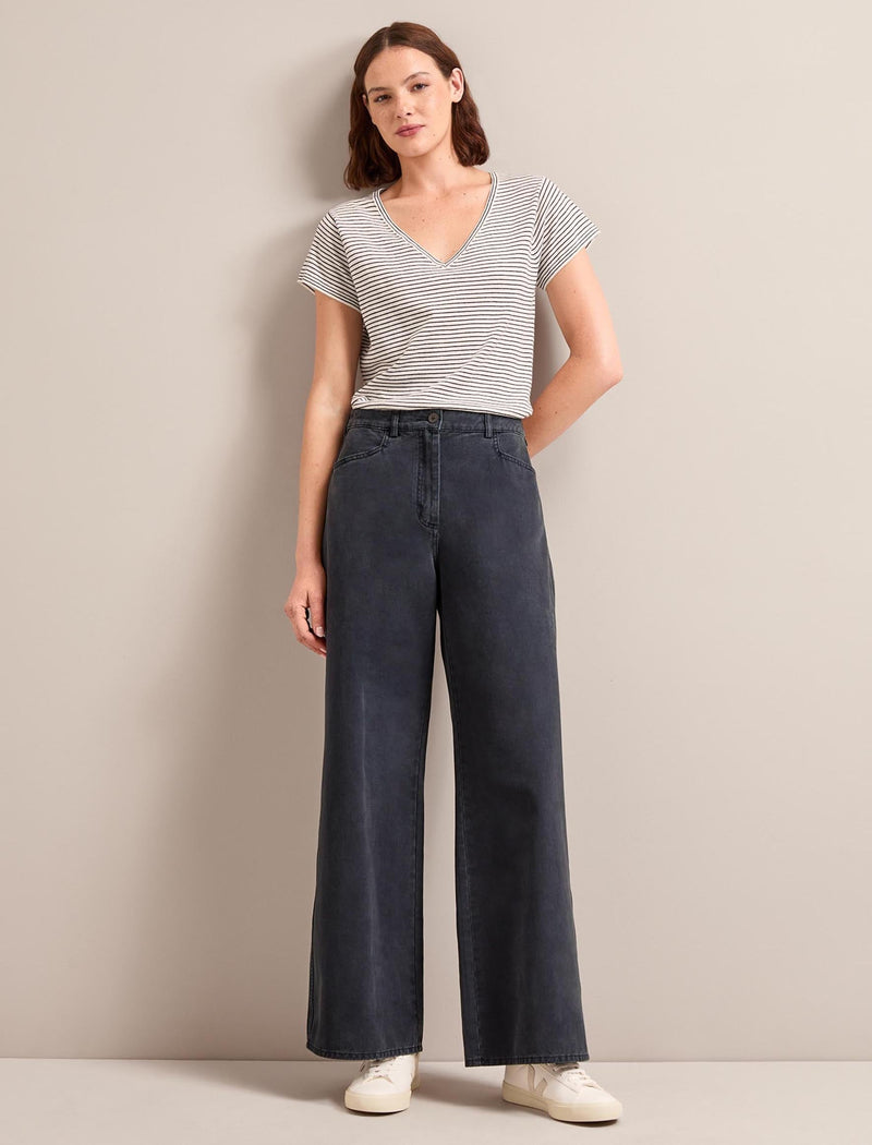 Hayden Cotton Twill Trouser - Navy