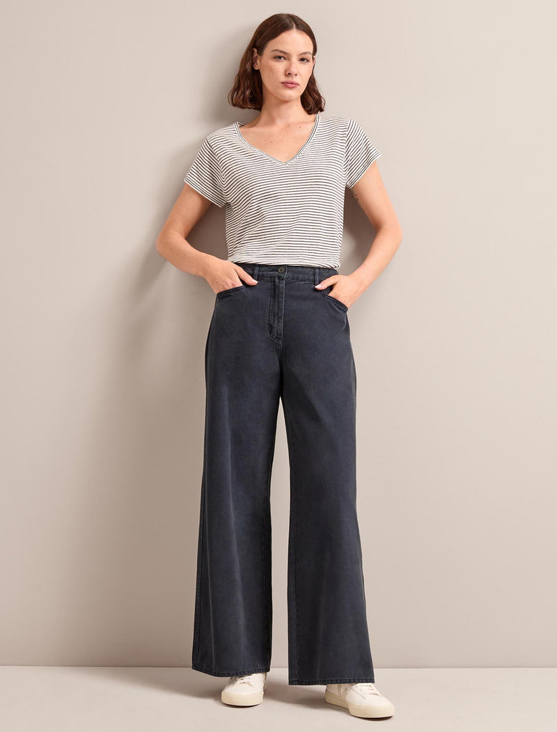 Hayden Cotton Twill Trouser - Navy