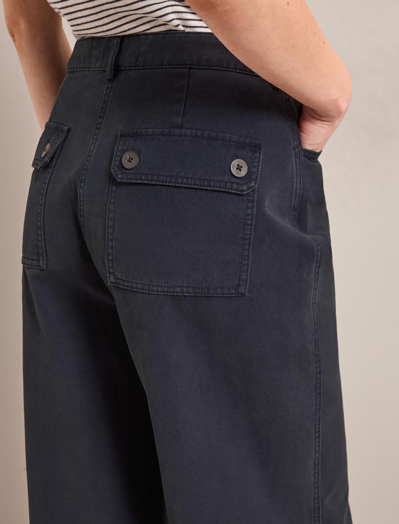 Hayden Cotton Twill Trouser - Navy