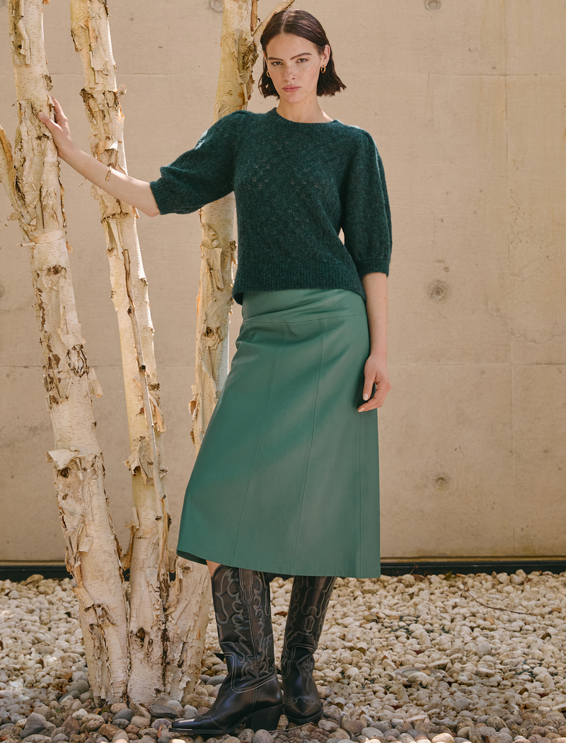 Jolie Alpaca Jumper - Dark Green