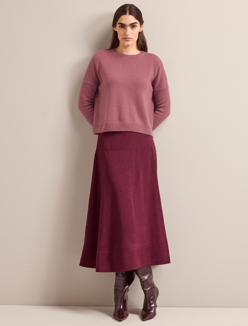 Lainey Cashmere Jumper - Blush