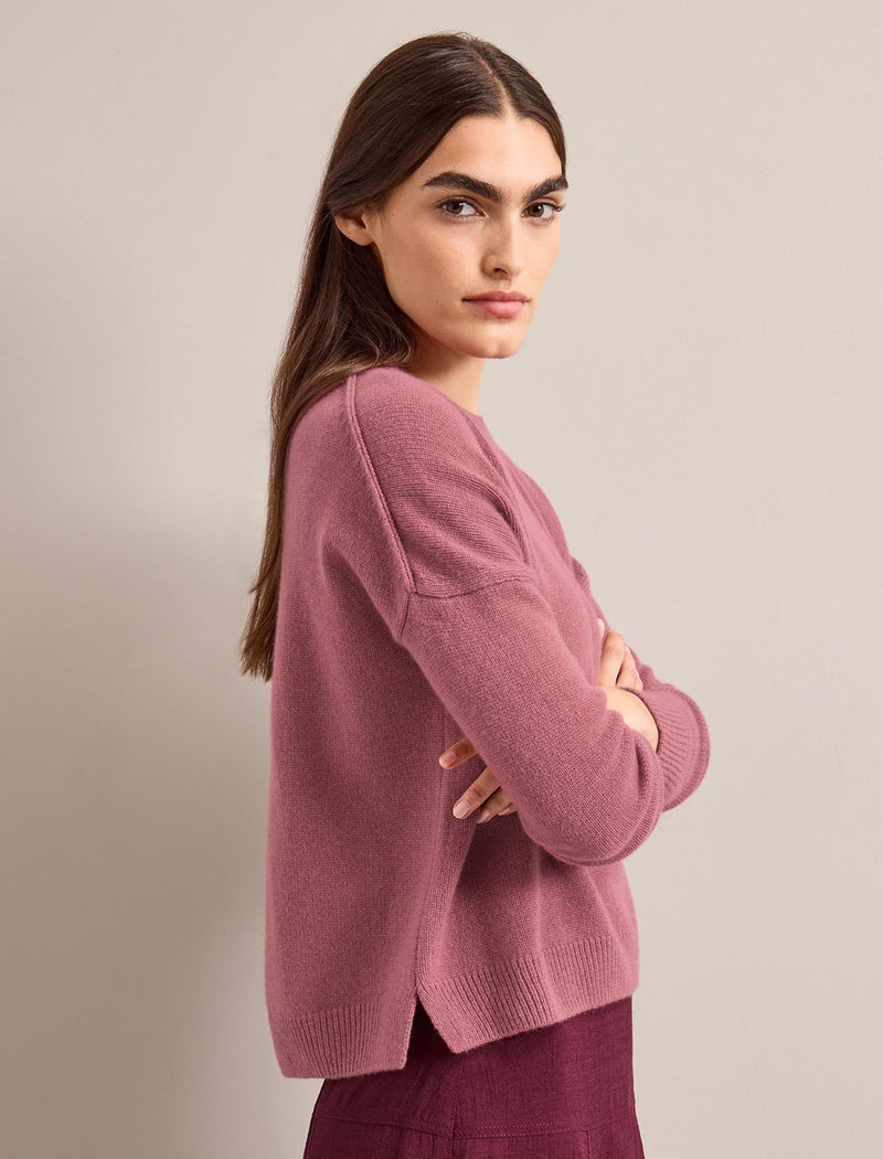 Lainey Cashmere Jumper - Blush
