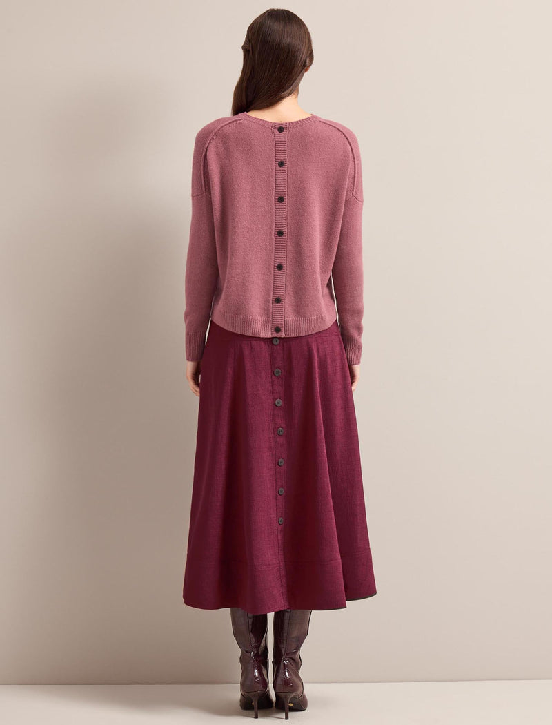 Lainey Cashmere Jumper - Blush