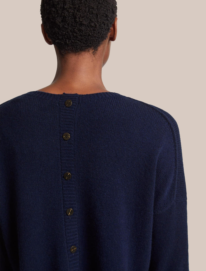 Lainey Cashmere Jumper - Navy