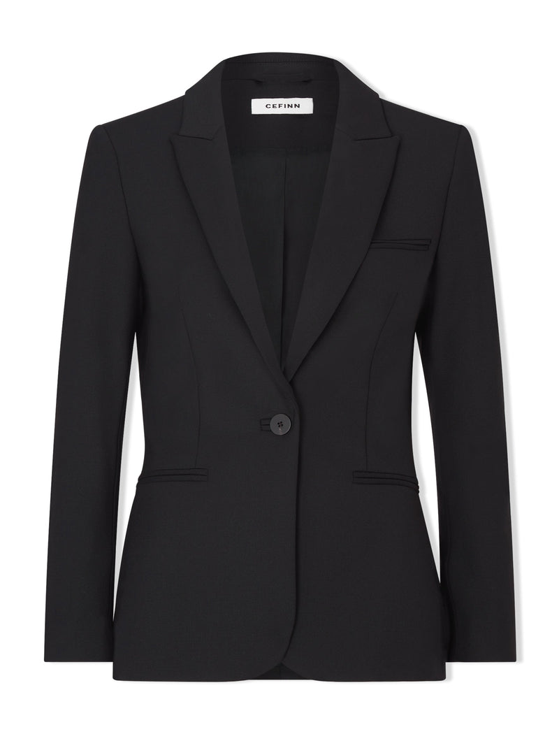 Jamie New Wool Blazer - Black