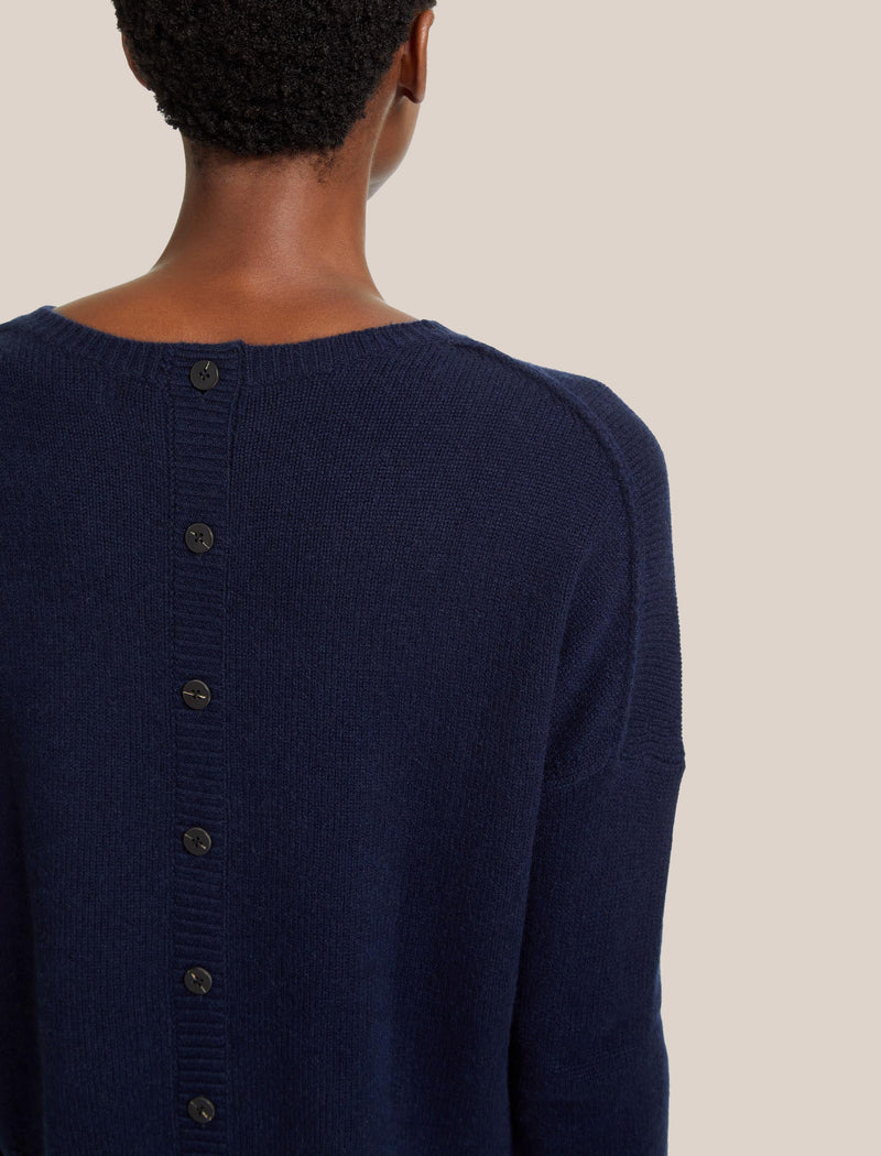 Lainey Cashmere Jumper - Navy