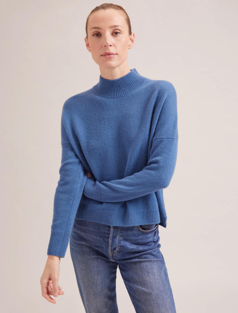 Johanna Cashmere Jumper - Mid Blue