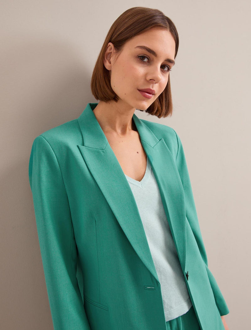 Jamie New Wool Blazer - Mint Green