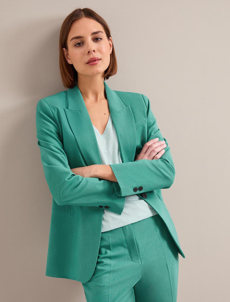 Jamie New Wool Blazer - Mint Green