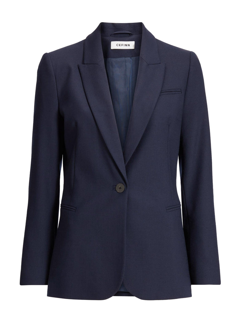 Jamie New Wool Blazer - Navy