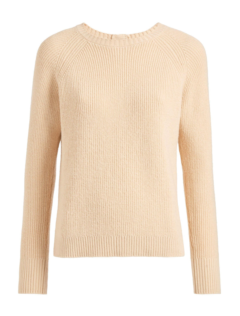 Laurie Cotton Blend Jumper - Buttermilk