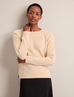 Laurie Cotton Blend Jumper - Buttermilk