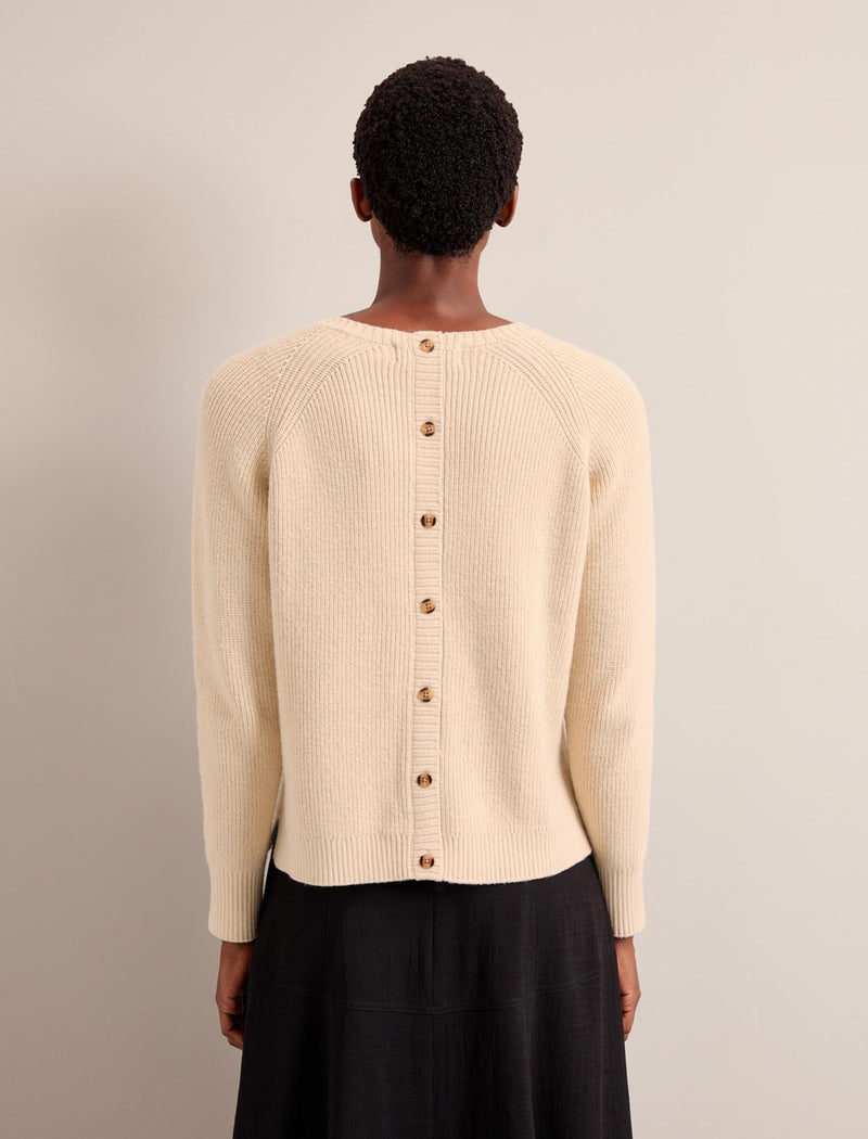 Laurie Cotton Blend Jumper - Buttermilk