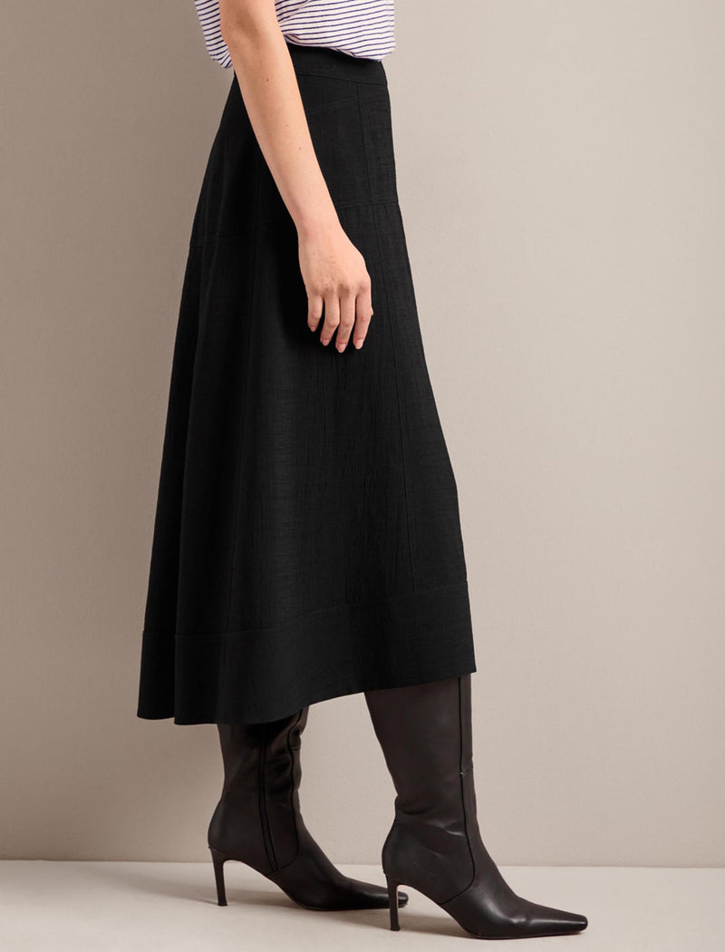 Sierra Techni Voile Maxi Skirt - Black