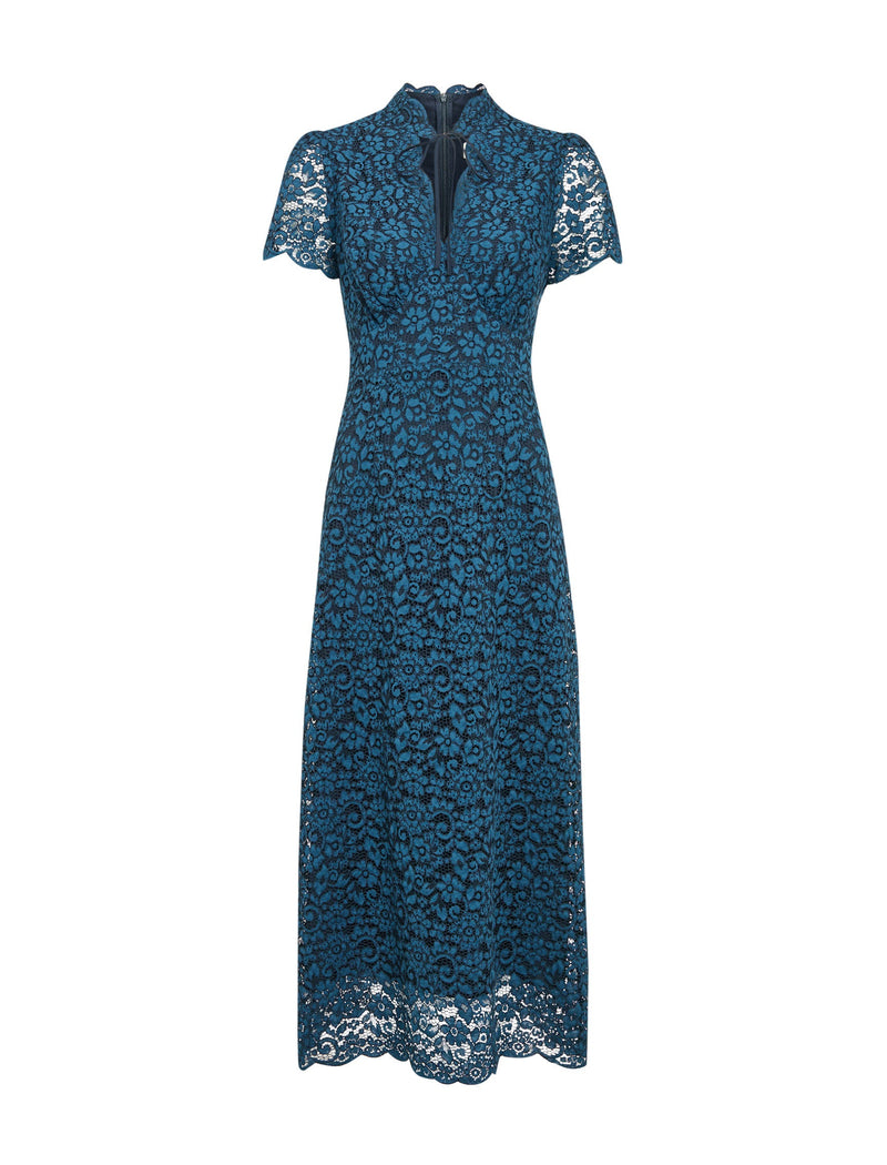 Jacquetta Lace Maxi Dress - Navy