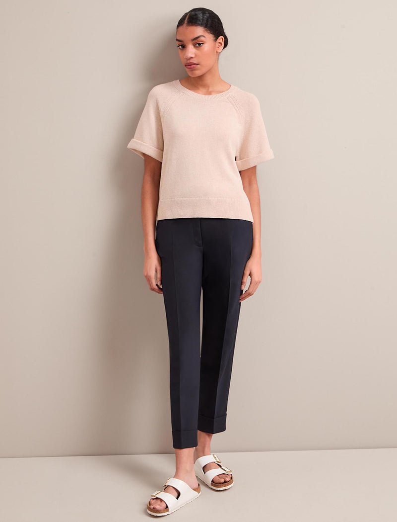 Jerry Linen Blend Jumper - Oatmeal