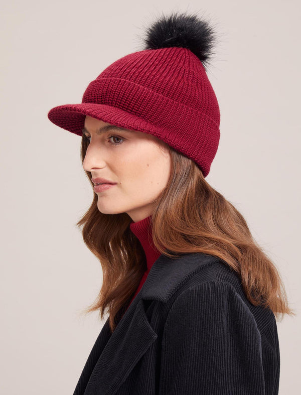 Beata Wool Hat - Red