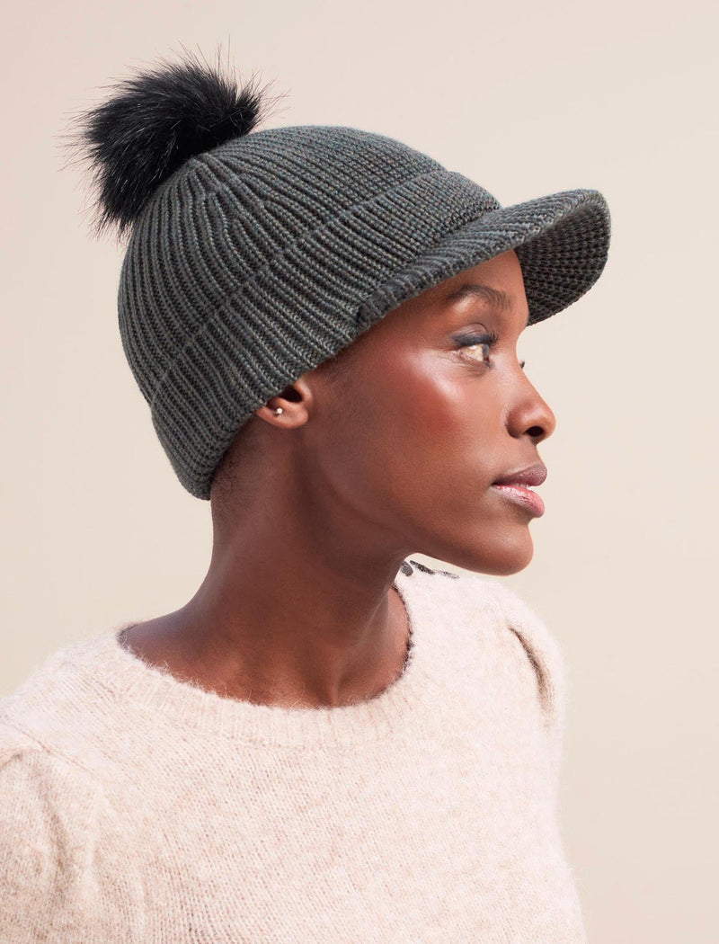 Beata Wool Hat - Khaki