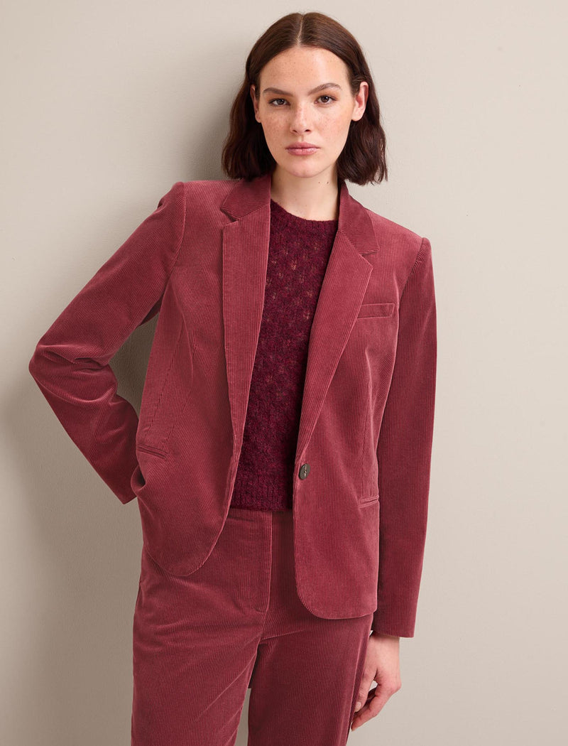 Leo Corduroy Blazer - Blush