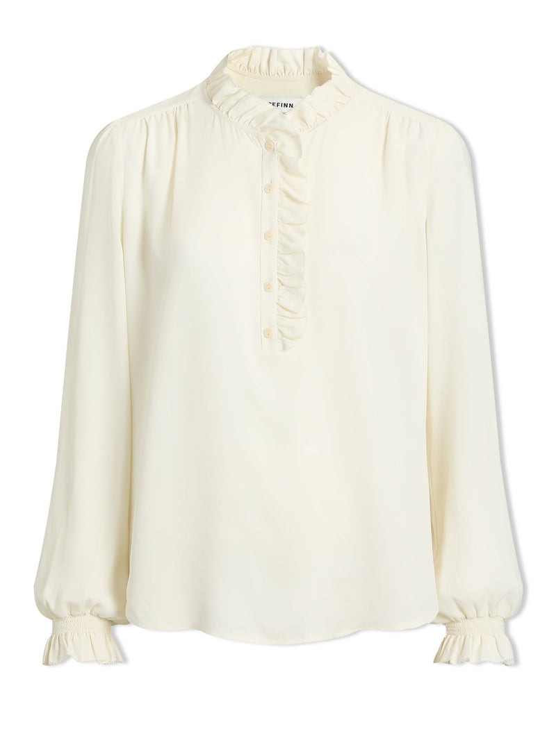 Erin Silk Shirt - Cream