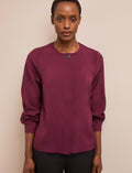 Etta Techni Voile Shirt - Plum