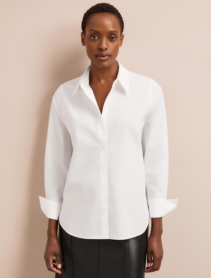 Seymour Cotton Shirt - White