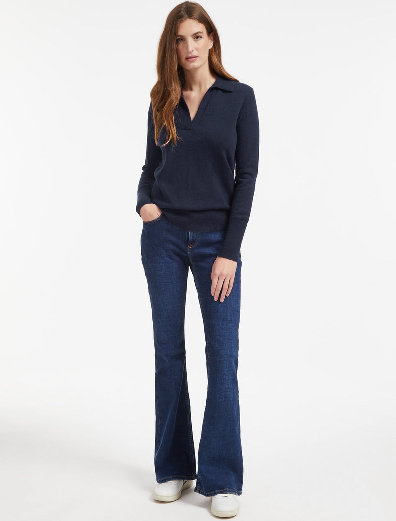 Gillian Cashmere Jumper - Navy