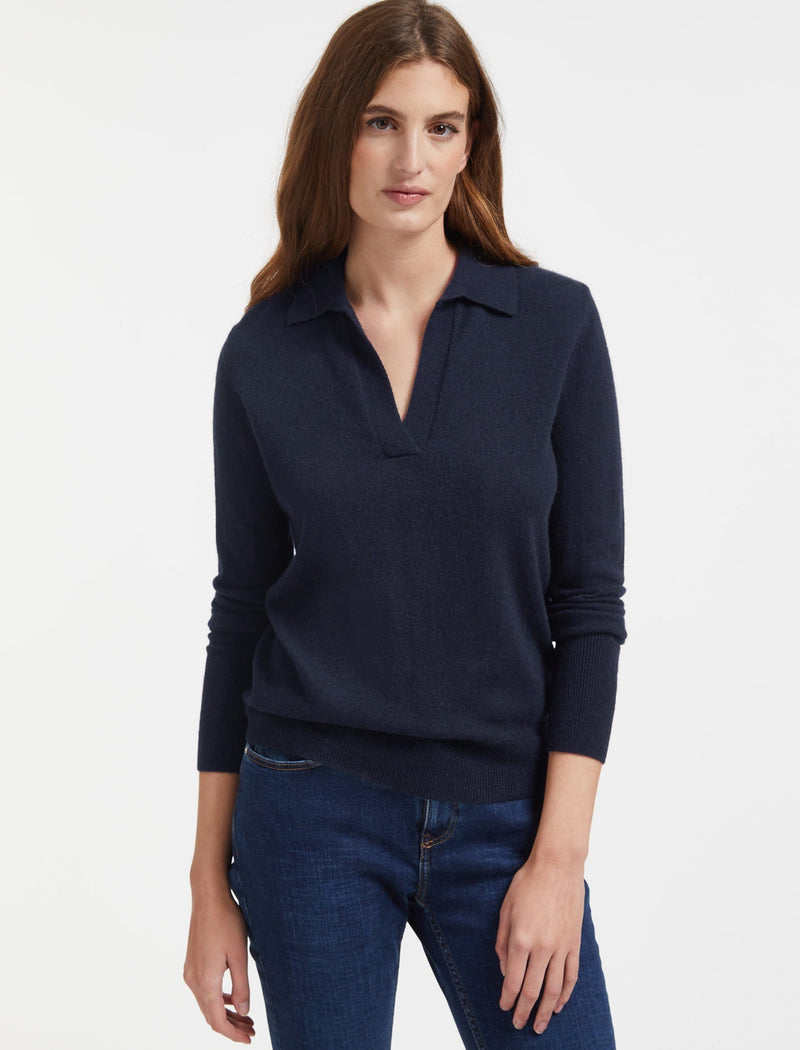 Gillian Cashmere Jumper - Navy