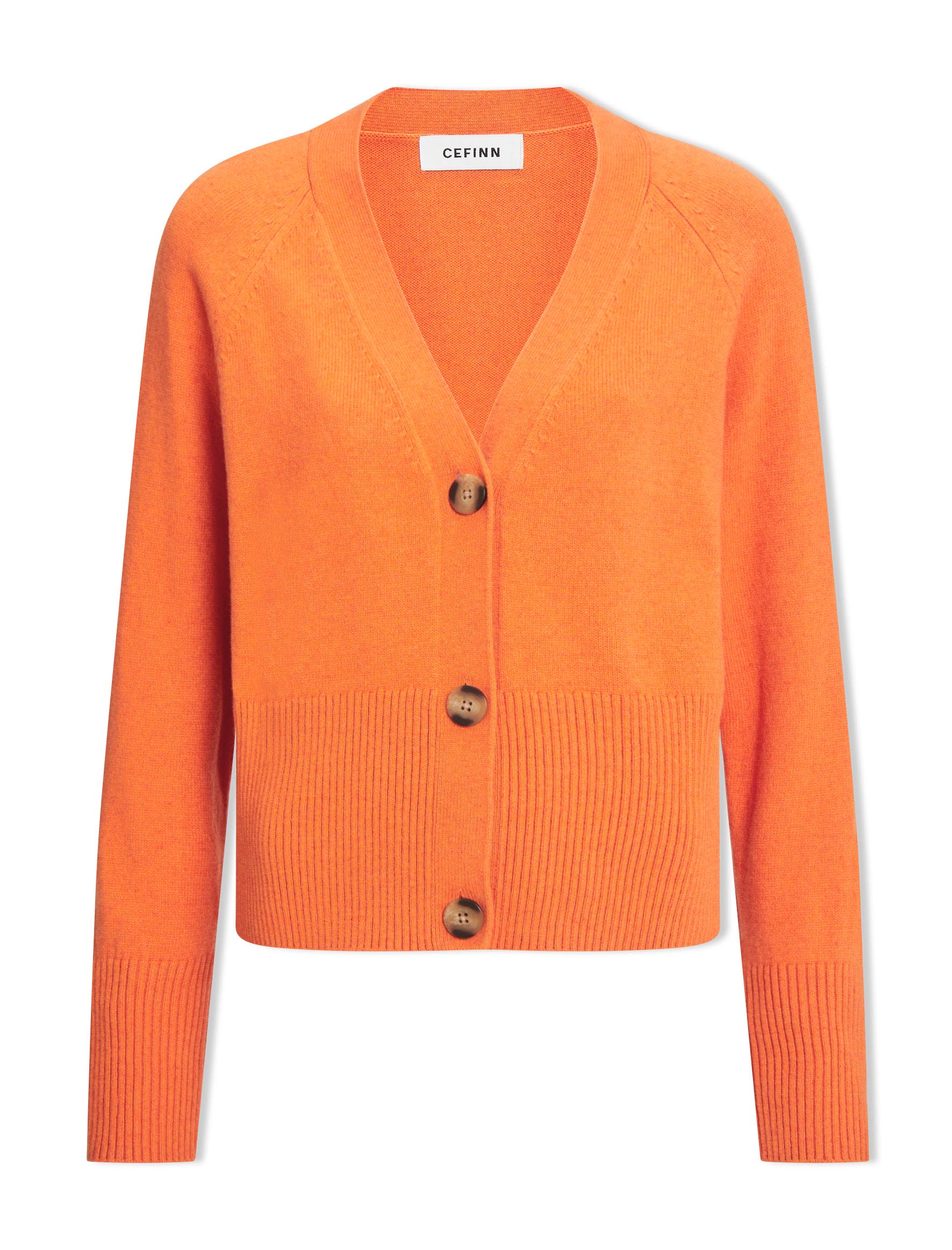 Caro Cotton Cardigan - Orange