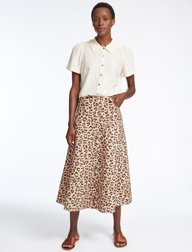 Zara leopard maxi skirt Clearance