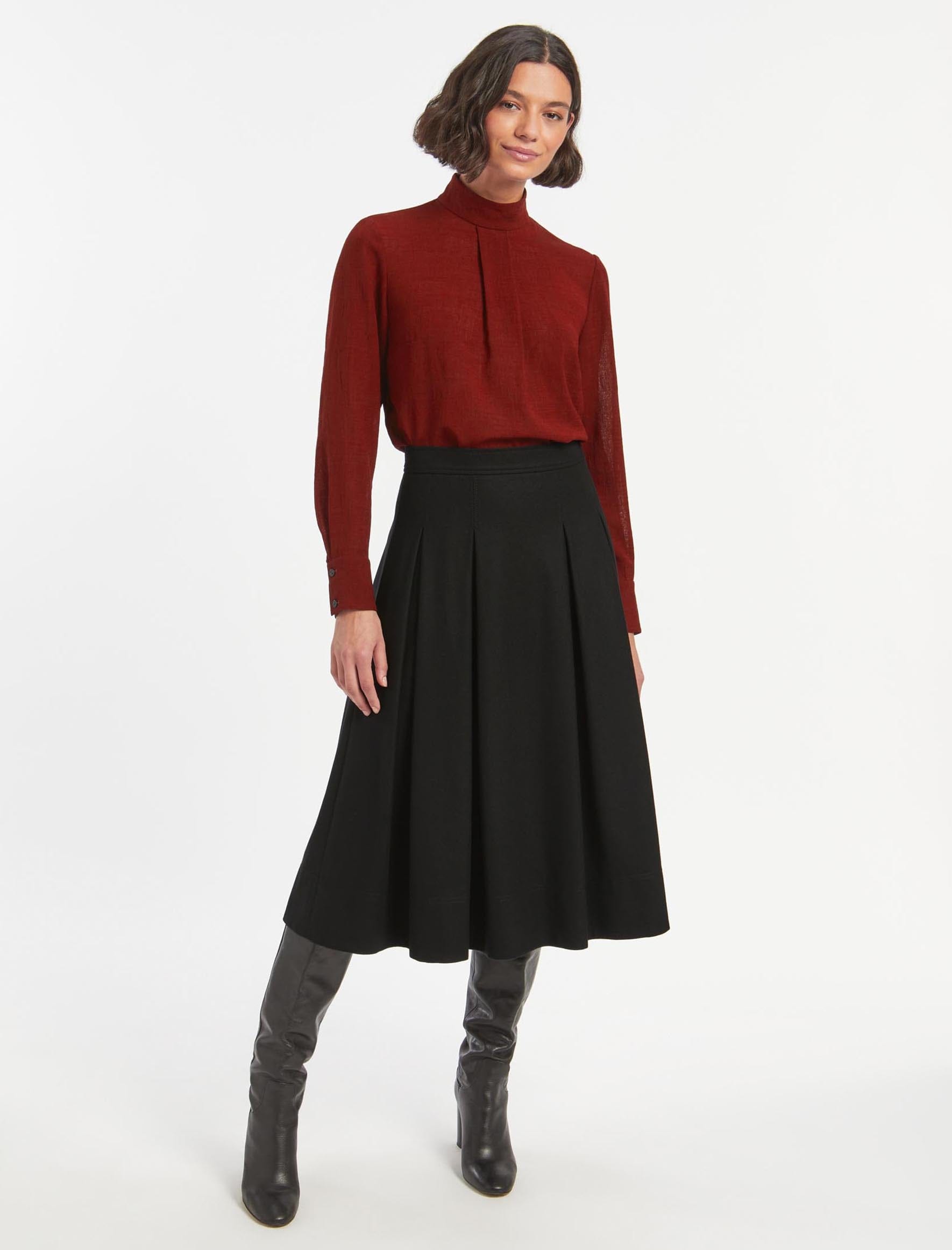 Wool Felt Skirt — Production Mode